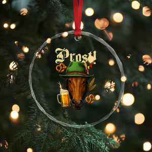 Oktoberfest Horse Crystal Glass Ornament German Octoberfest Beer Prost Drinking TS10 Print Your Wear