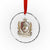 Oktoberfest Munchen Lion Crest Crystal Glass Ornament Classic Bavarian Festival TS02 Transparent Glass 3'' Circle Print Your Wear