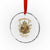 Oktoberfest Munchen Roaring Lion Crystal Glass Ornament Since 1810 Crown and Beer Weapon TS02 Transparent Glass 3'' Circle Print Your Wear