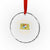 Oktoberfest Munchen Since 1810 Crystal Glass Ornament Original Tradition Bavarian Coat of Arms Heritage Festival TS02 Transparent Glass 3'' Circle Print Your Wear
