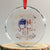 One Badass Bonus Dad Crystal Glass Ornament Vintage Step Dad American Flag Fathers Day TS10 Transparent Glass 3'' Circle Print Your Wear