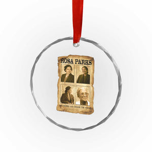 One Person Can Change The World Quote Crystal Glass Ornament Rosa Parks Legacy TS12 Print Your Wear