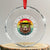 Only You Can Prevent Fascism Crystal Glass Ornament Protect National Parks Bear Resist - Print Your Wear