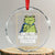 Only You Can Prevent Fascism Patriotic Frog Crystal Glass Ornament Resist Protest Poster - Print Your Wear