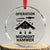 Operation Midnight Hammer Military Crystal Glass Ornament Tactical Warfare Jets Bombers TS02 Transparent Glass 3'' Circle Print Your Wear