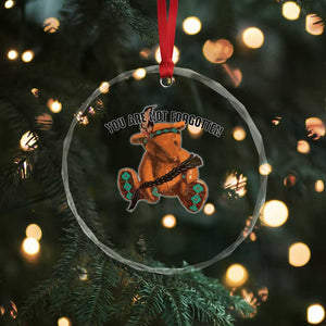 Orange Shirt Day Memorial Bear Crystal Glass Ornament You Are Not Forgotten Stolen Children Tribute TS02 Print Your Wear