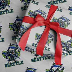 Pacific Northwest Football Pride Wrapping Paper Roll Seattle Fan TS12 White Print Your Wear