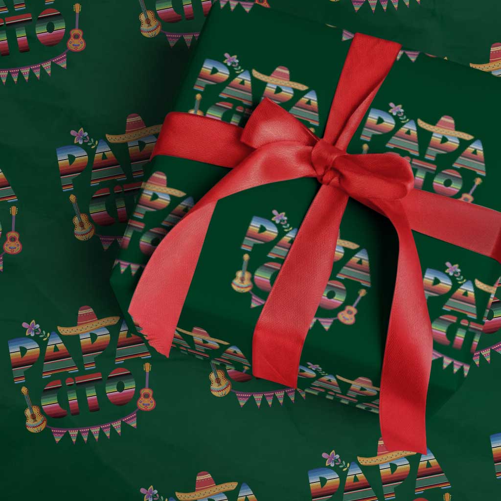 Papa Cito Wrapping Paper Roll Mexican Dad Latino Fathers Day Gift TS10 Green Print Your Wear