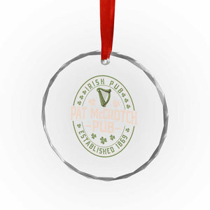 Pat McCrotch Irish Pub Crystal Glass Ornament St Patricks Day Dirty Adult Drinking TS11 Print Your Wear