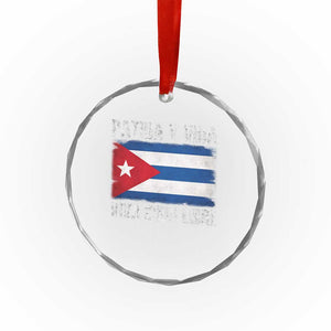 Patria y Vida Cuba Libre Crystal Glass Ornament Freedom Patriotic Cuban Flag TS11 Print Your Wear