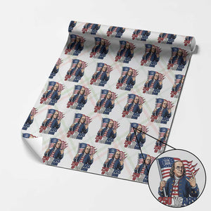 Patriotic Benjamin Franklin Wrapping Paper Roll 250 Years Of Freedom TS12 Christmas Plaid Print Your Wear