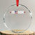Patriotic Crystal Glass Ornament Freedom American Flag 4th of July TS10 Transparent Glass 3'' Circle Print Your Wear