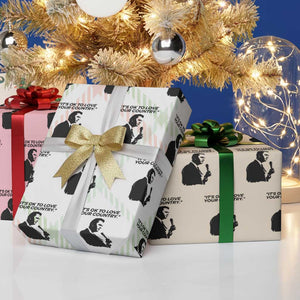 Patriotic Freedom Charlie Kirk Legacy Wrapping Paper Roll Its OK to Love Your Country TS02 Print Your Wear