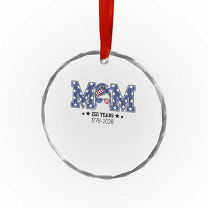 Patriotic Mothers Day Gift Crystal Glass Ornament USA 250 Years Celebration TS12 Print Your Wear