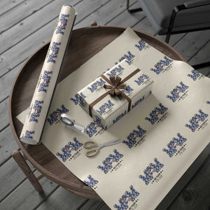 Patriotic Mothers Day Gift Wrapping Paper Roll USA 250 Years Celebration TS12 Beige Print Your Wear