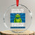 Patriotic Protest Portland Frog Crystal Glass Ornament United We Ribbit Divided We Croak Resist - Print Your Wear