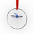 Peace for Grand Blanc Michigan Crystal Glass Ornament United Against Hate TS02 Transparent Glass 3'' Circle Print Your Wear
