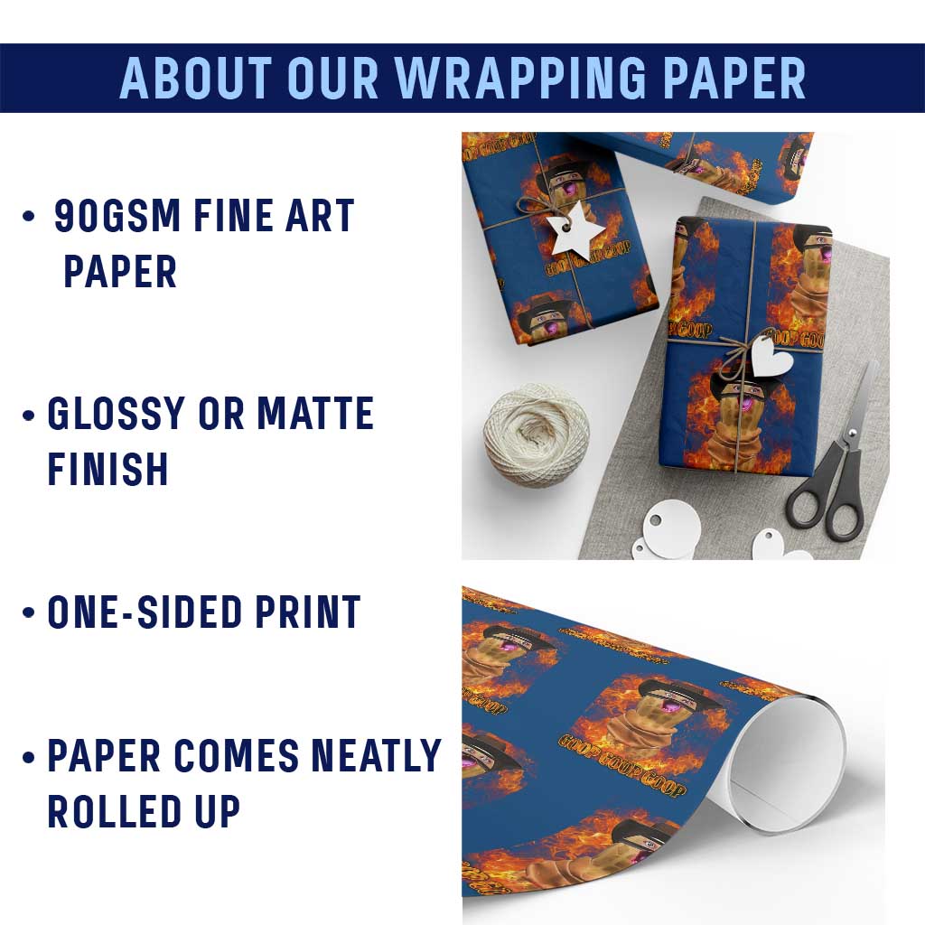 Peanut Goop Meme Wrapping Paper Roll Funny Bungulator TS10 Print Your Wear
