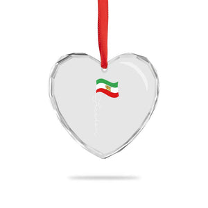 Persian Freedom Heart Crystal Glass Ornament Free Iran Proud Persian Iranian TS11 Print Your Wear