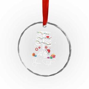Personalized Pregnancy Announcement Crystal Glass Ornament Custom Name Maternity Christmas Skeleton Baby Monster Mom To Be Tee TS10 Print Your Wear
