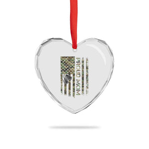 Personalized Proud Army Mom Heart Crystal Glass Ornament Custom Name Dog Tag Camo American Flag Gift TS10 Print Your Wear