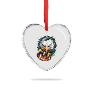 PFE Football Game Green Sport Lovers Heart Crystal Glass Ornament TS11 Print Your Wear