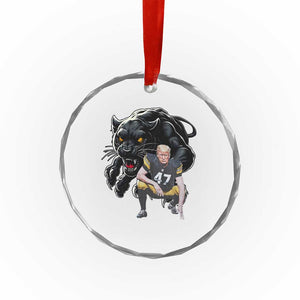 PFS Trump Football Crystal Glass Ornament Vintage Athletic Sports Fan Mascot Game Day TS10 Print Your Wear