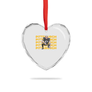 PFS Trump Football Heart Crystal Glass Ornament Vintage Athletic Sports Fan Game Day TS10 Print Your Wear