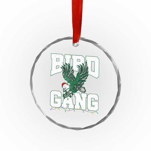 PFE Bird Gang Christmas Crystal Glass Ornament Philly Lover Santa Bird TS10 Print Your Wear