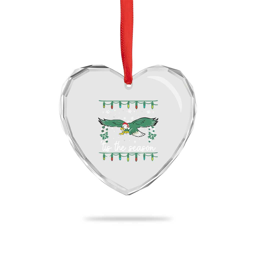 Christmas Philly Lover Heart Crystal Glass Ornament Tis The Season Football Lovers EF TS10 Print Your Wear