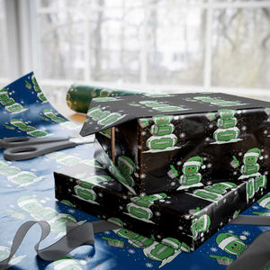 EF Christmas Snowman Wrapping Paper Roll Funny Philly Fan Vintage Football Lovers TS10 Black Print Your Wear