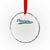 Philadelphia Crystal Glass Ornament Mascot Vintage Sports Name TS10 Transparent Glass 3'' Circle Print Your Wear