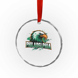 Philadelphia Fan Crystal Glass Ornament Eagles Sport Philly Fan TS11 Print Your Wear