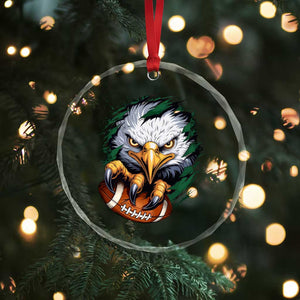 Philadelphia Fan Crystal Glass Ornament Green Eagles Sport Game Day TS11 Print Your Wear