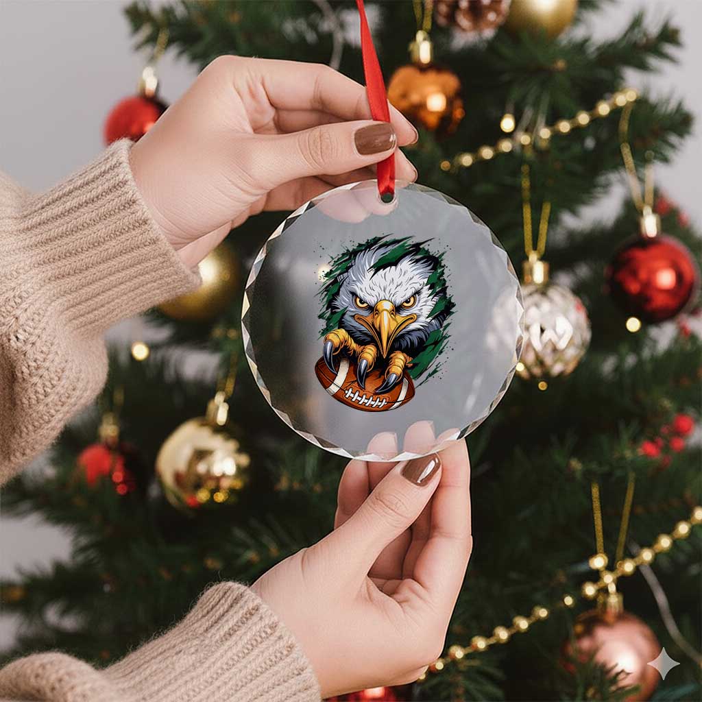 PFE Football Game Green Sport Lovers Crystal Glass Ornament TS11 Print Your Wear
