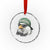 Philadelphia Fan Crystal Glass Ornament Retro Eagle Sports Fan TS10 Transparent Glass 3'' Circle Print Your Wear