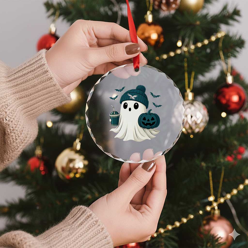 PFE Ghost Halloween Crystal Glass Ornament Retro Halloween Costume Philly Lover TS10 Print Your Wear