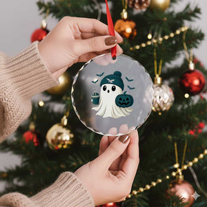 PFE Ghost Halloween Crystal Glass Ornament Retro Halloween Costume Philly Lover TS10 Print Your Wear