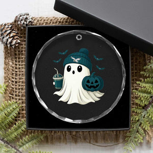 Philadelphia Ghost Halloween Crystal Glass Ornament Retro Halloween Costume Philadelphia Fan TS10 Print Your Wear