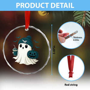 Philadelphia Ghost Halloween Crystal Glass Ornament Retro Halloween Costume Philadelphia Fan TS10 Print Your Wear