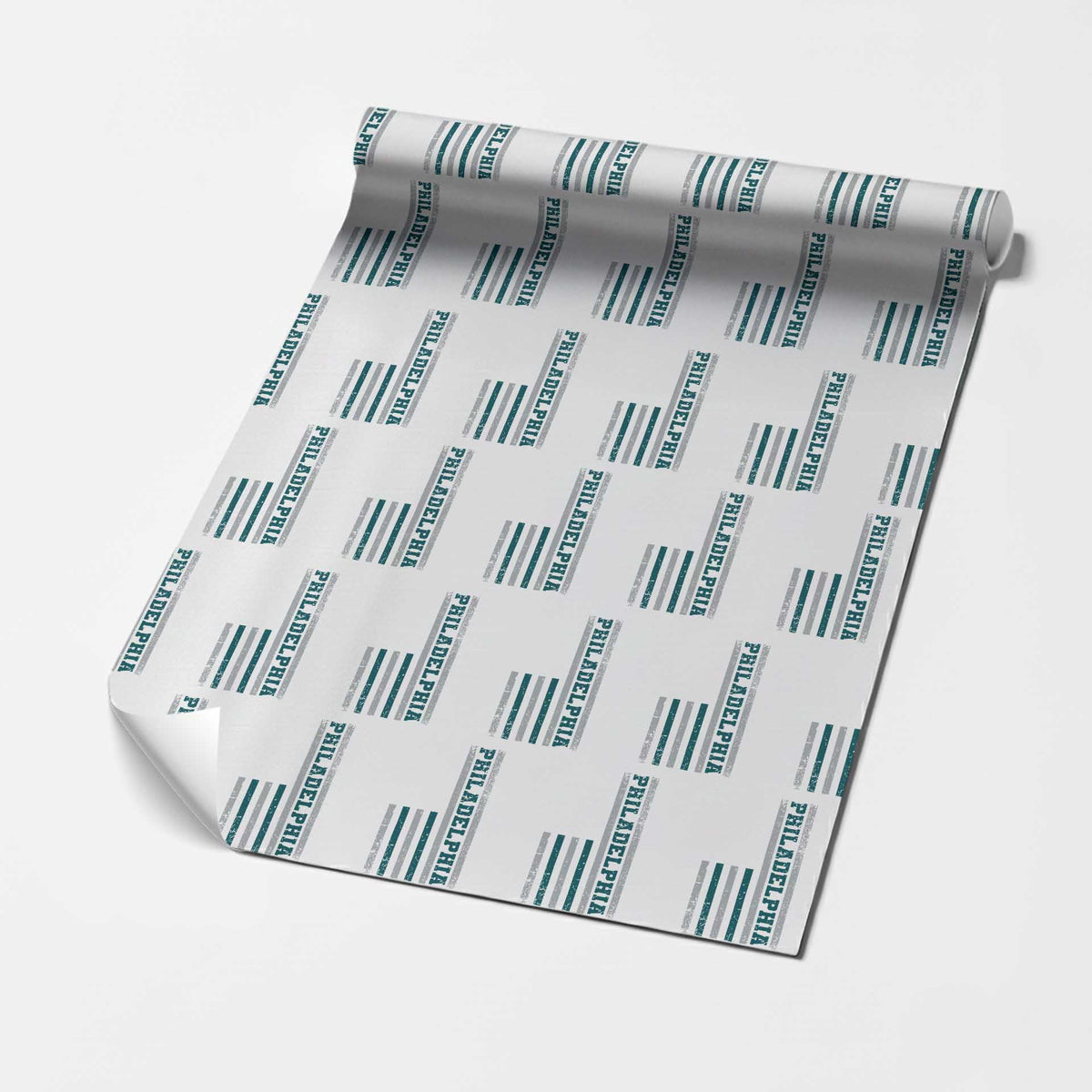 PFE Game Day Wrapping Paper Roll Retro American Flag Philly Lover TS10 White Print Your Wear