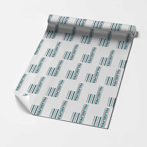 PFE Game Day Wrapping Paper Roll Retro American Flag Philly Lover TS10 White Print Your Wear