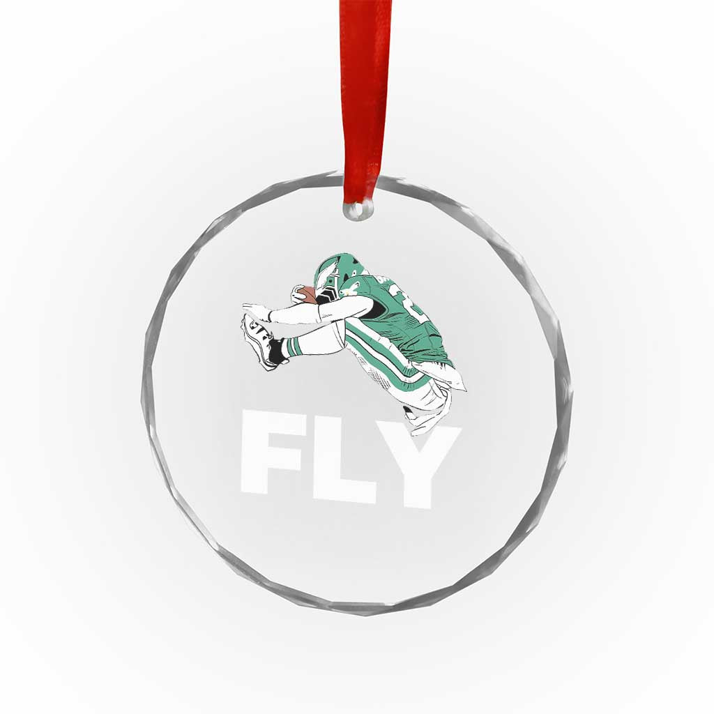Philly Fan Crystal Glass Ornament Barkley Backwards Hurdle TS10 Print Your Wear