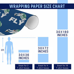 EF Game Day Wrapping Paper Roll Retro Sports Fan TS10 Print Your Wear