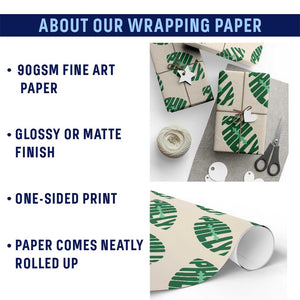 Philly Game Day Wrapping Paper Roll Football Team Retro Sports Fan TS10 Print Your Wear