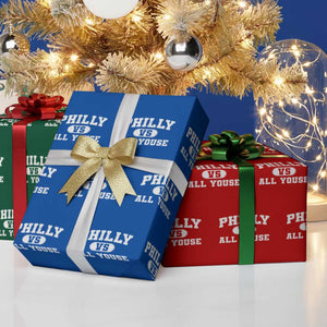 Philly Vs All Youse Wrapping Paper Roll Vintage Funny Philadelphia Slang TS10 Print Your Wear