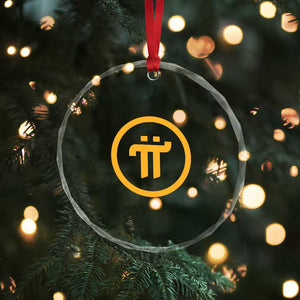 Pi Cryptocurrency Crystal Glass Ornament Crypto Coins Network TS02 Print Your Wear