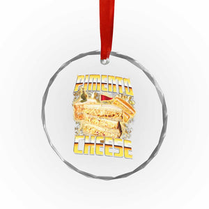 Pimento Cheese Crystal Glass Ornament Funny Cheesemonger Cheese Lovers Bootleg Art TS11 Print Your Wear