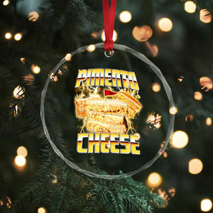 Pimento Cheese Crystal Glass Ornament Funny Cheesemonger Cheese Lovers Bootleg Art TS11 Print Your Wear