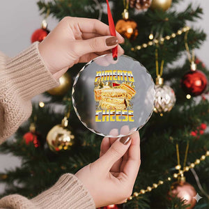 Pimento Cheese Crystal Glass Ornament Funny Cheesemonger Cheese Lovers Bootleg Art TS11 Print Your Wear